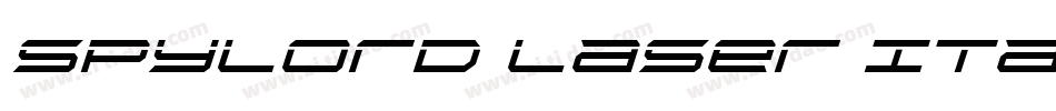 Spylord Laser Italic字体转换